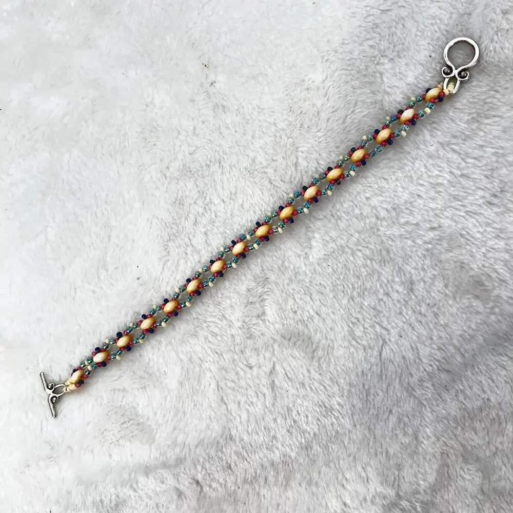 HANDMADE 'Haley' Bracelet in Yellow 7.5